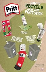 Pritt Glue Stick 22g Safe Child Friendly White Adhesive for Arts & Crafts view 6