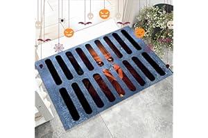 VERENIX Halloween 2024 3D Illusion Clown Door Mat Horror Movie Clown Halloween Area Rug Decorations Indoor and Outdoor Welcome Doormat Non-Skid Halloween Carpet for Bedroom Bath Mat Hearth Floor Stair Pathway
