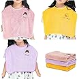 RAXIFU 3 Pack Bibs for Baby Girls or Boys, Toddler Bibs for Feeding Teething Drooling, The Size 16 "x20 Face Towel Multifunctional for 3-6 Years kids