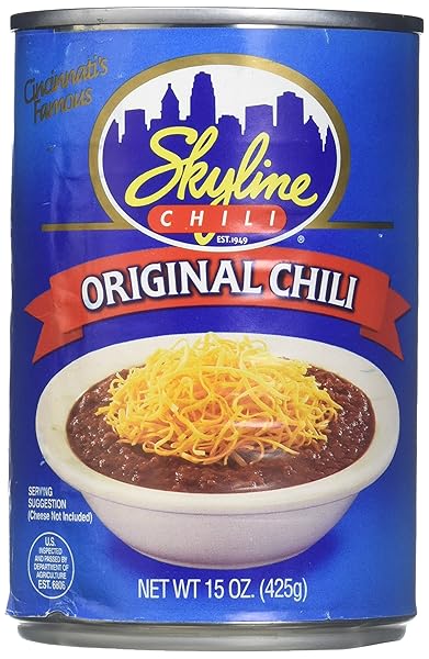 SKYLINE CHILI ORIGINAL CHILI, 15 OZ