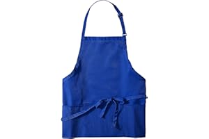 Uncommon Threads Unisex Adjustable 3 Pocket Restaurant Bib Apron