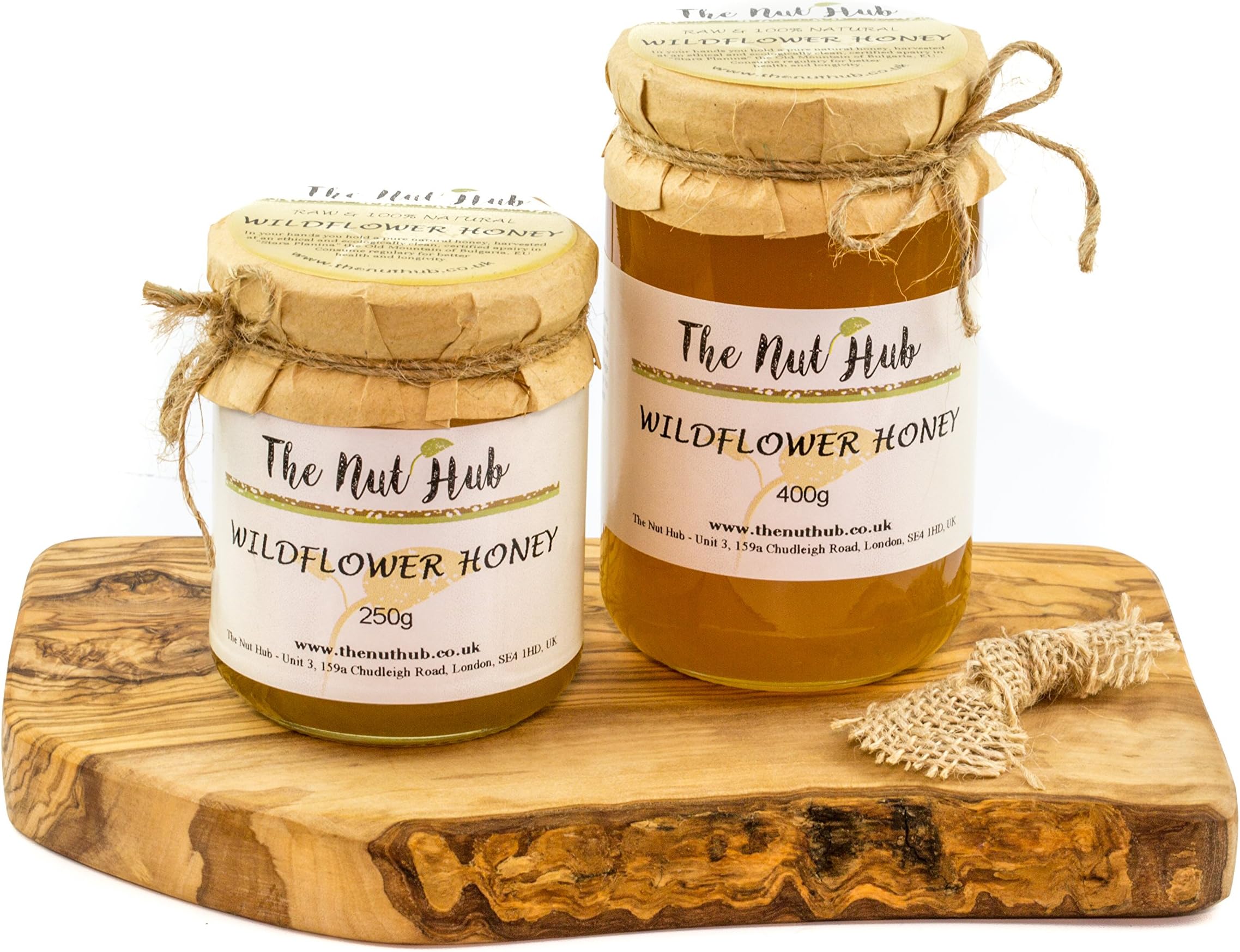 Premium RAW Wildflower Honey BIO Organic Pure 100% Natural UNPROCESSED (400g)