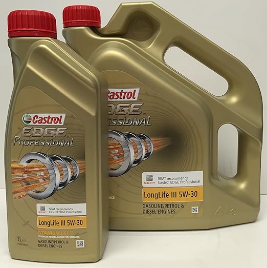 CASTROL EDGE Professional Motoröl Öl TITANIUM FST LongLife III 5W-30 - 5 Liter