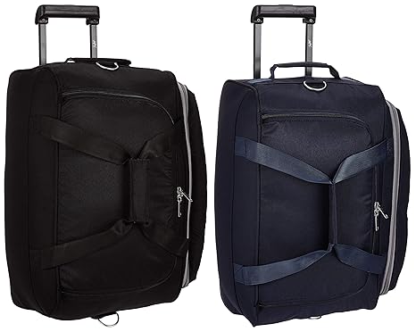 skybags cardiff polyester 52 cms black travel duffle