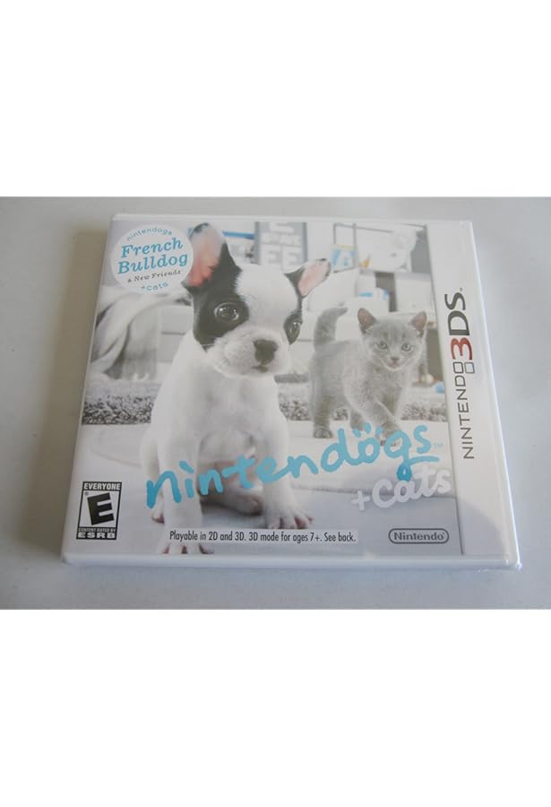 nintendogs + cats フレンチ・ブル &amp; Newフレンズ - 3DS Amazon.com: Nintendogs + Cats: French Bulldog and New