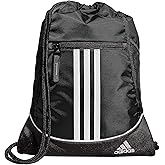 adidas Alliance Sackpack – Drawstring Backpack for Sports, Small Gym Bag