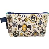 The Unemployed Philosophers Alchemy Bag - 9" Canvas Zipper Alchemist Themed Pouch for Pencils, Tools, Cosmetics, Toiletries and More