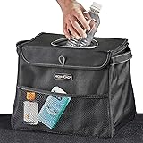 High Road StashAway Car Trash Can with StuffTop Lid