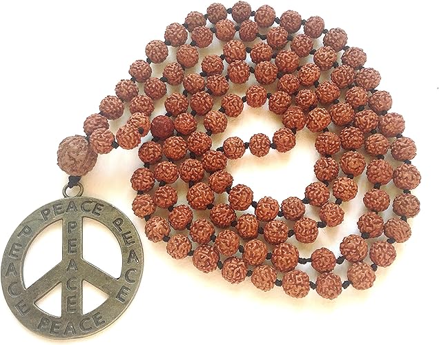 Amazon 瞑想マーラ ピースモチーフ 心の安寧 平和の象徴 ピースモチーフ ご自身の心の安寧 平穏なご家庭に続く 世界平和への願い 今ここに 平和があるということを思い出させてくれるマーラです ネックレス 通販
