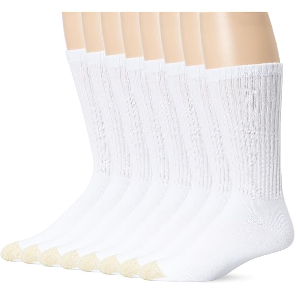 Gold Toe Cambridge Crew - Calzini da uomo, 6 paia, Uomo Heather