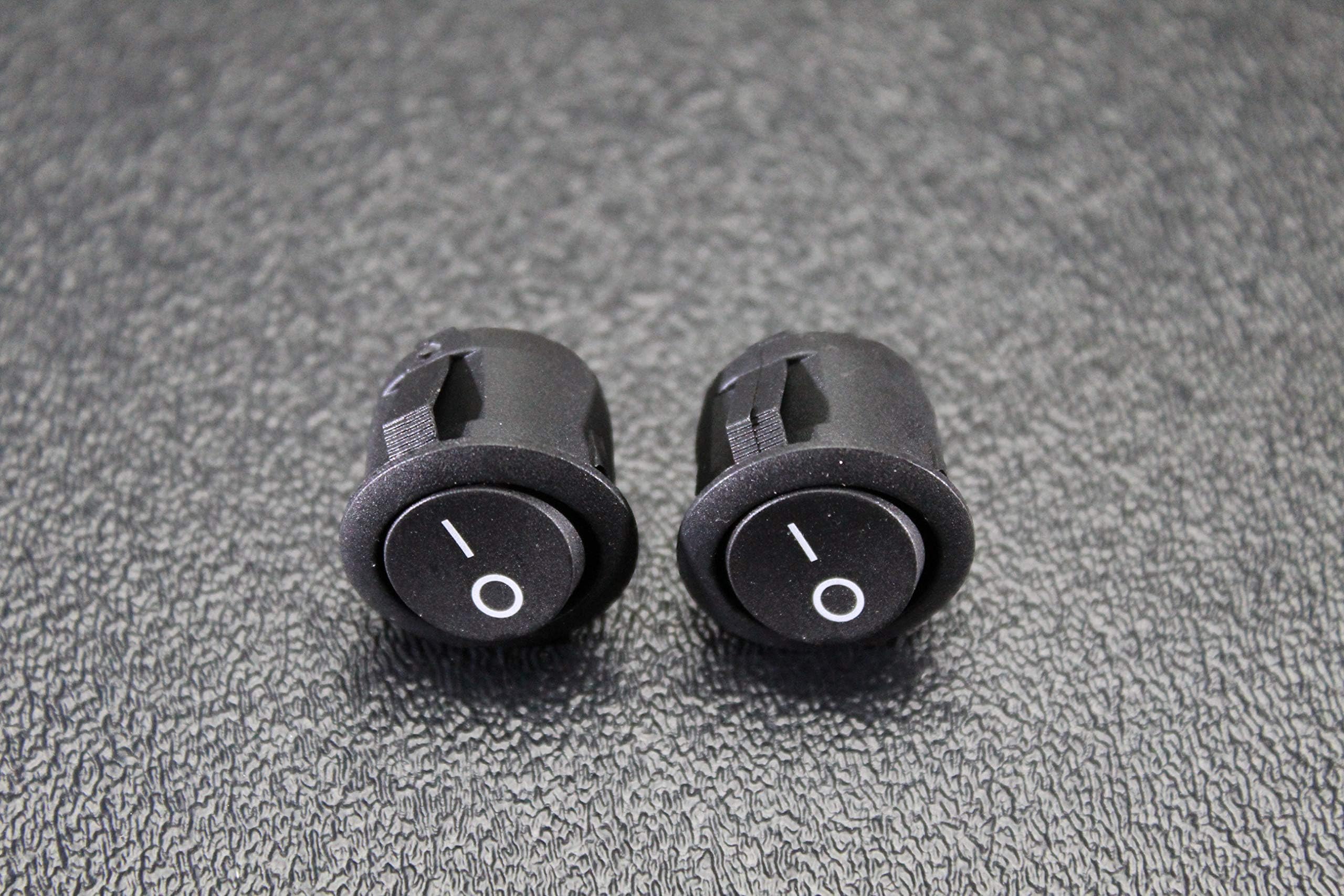 2 PCS Round Rocker Switch 3/4 ON Off 6.5A 250V 13A 125V 2 PIN Toggle IBRRS