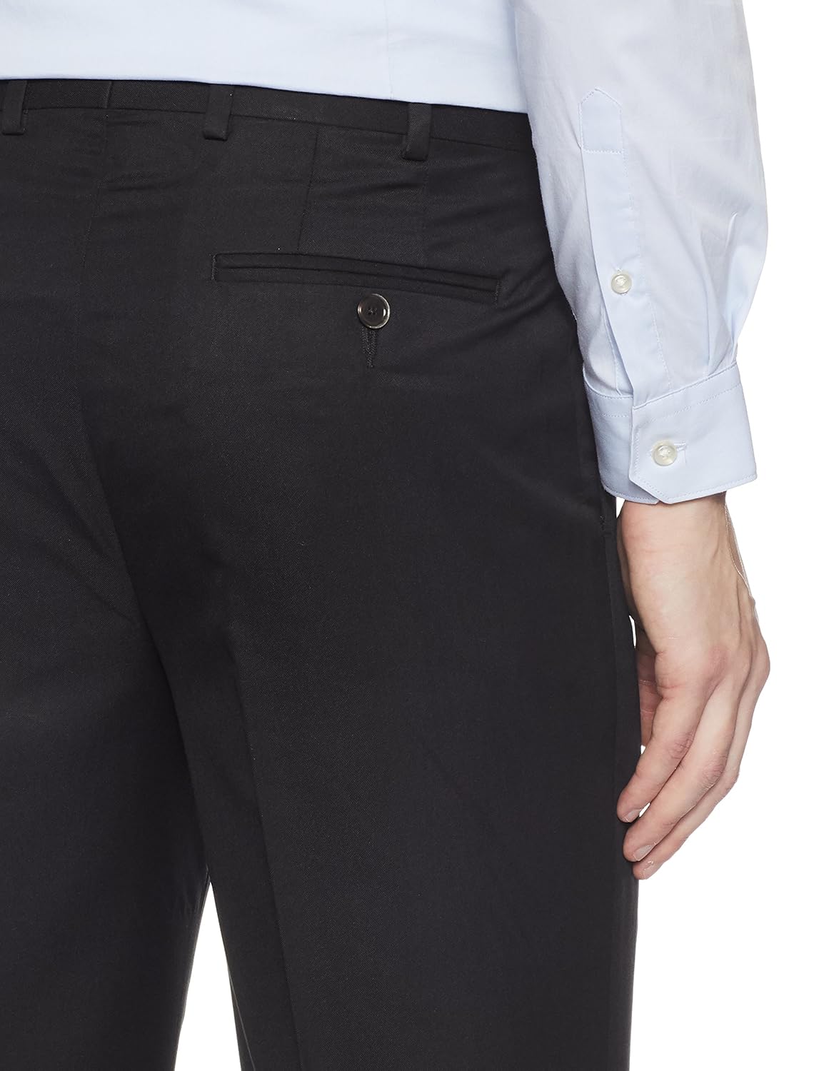 raymond men's pleat-front formal trousers