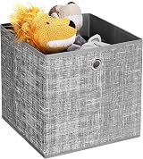 SONGMICS Storage Boxes Set of 6 30x30x30 cm Non-Woven Fabric with Handle view 4