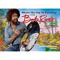 Share the Joy of Painting with Bob Ross: 32 Postcards | Amazon.com.br