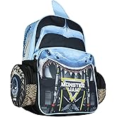 INTIMO Monster Jam Megalodon Backpack - Shark 3D Monster Truck Kids School Book Bag or Travel Daypack 16"