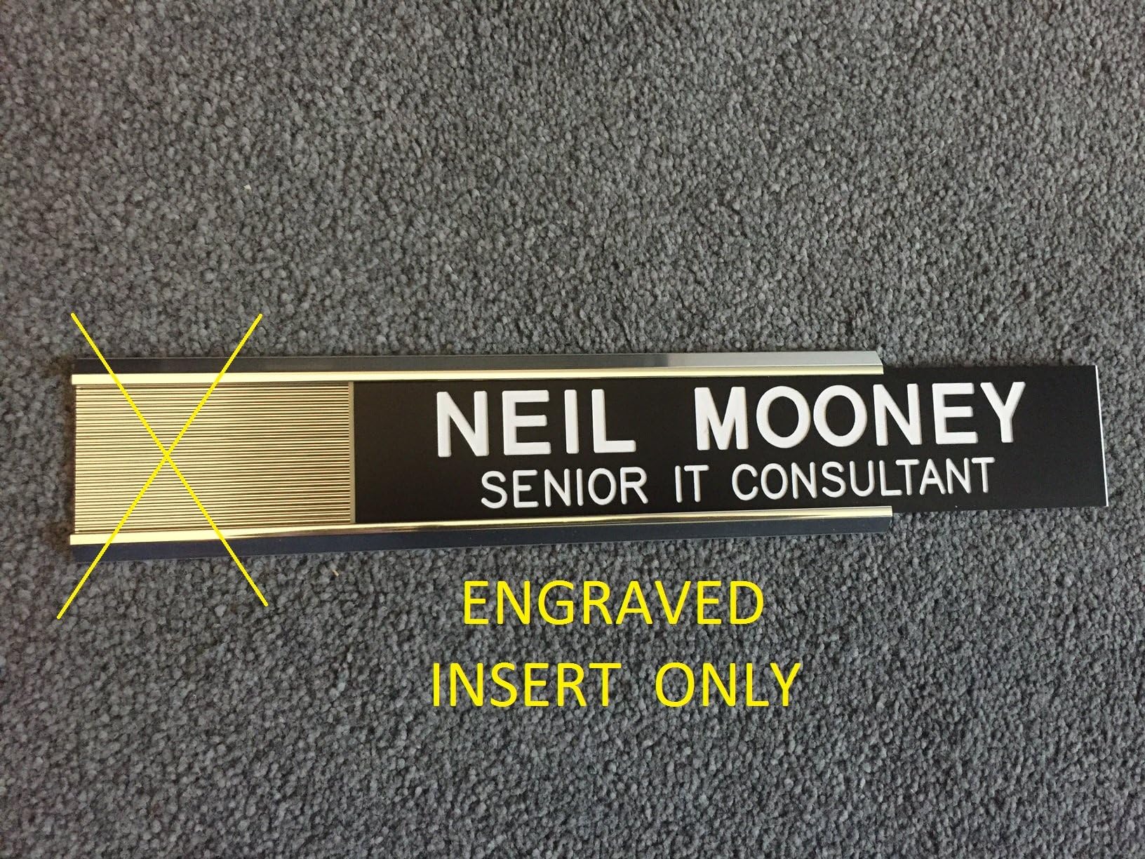 Executive Aluminium Door Signs (Extra Inserts) ONLY