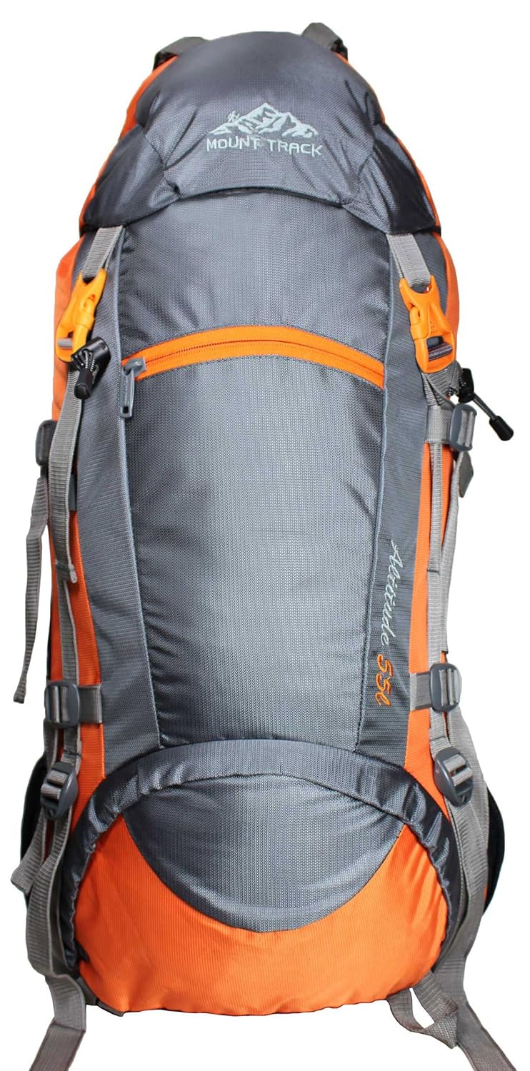 Mount Track 9102 Altitude Rucksack, Hiking & Trekking Backpack 55 Ltrs with Rain Cover and Laptop Compartment