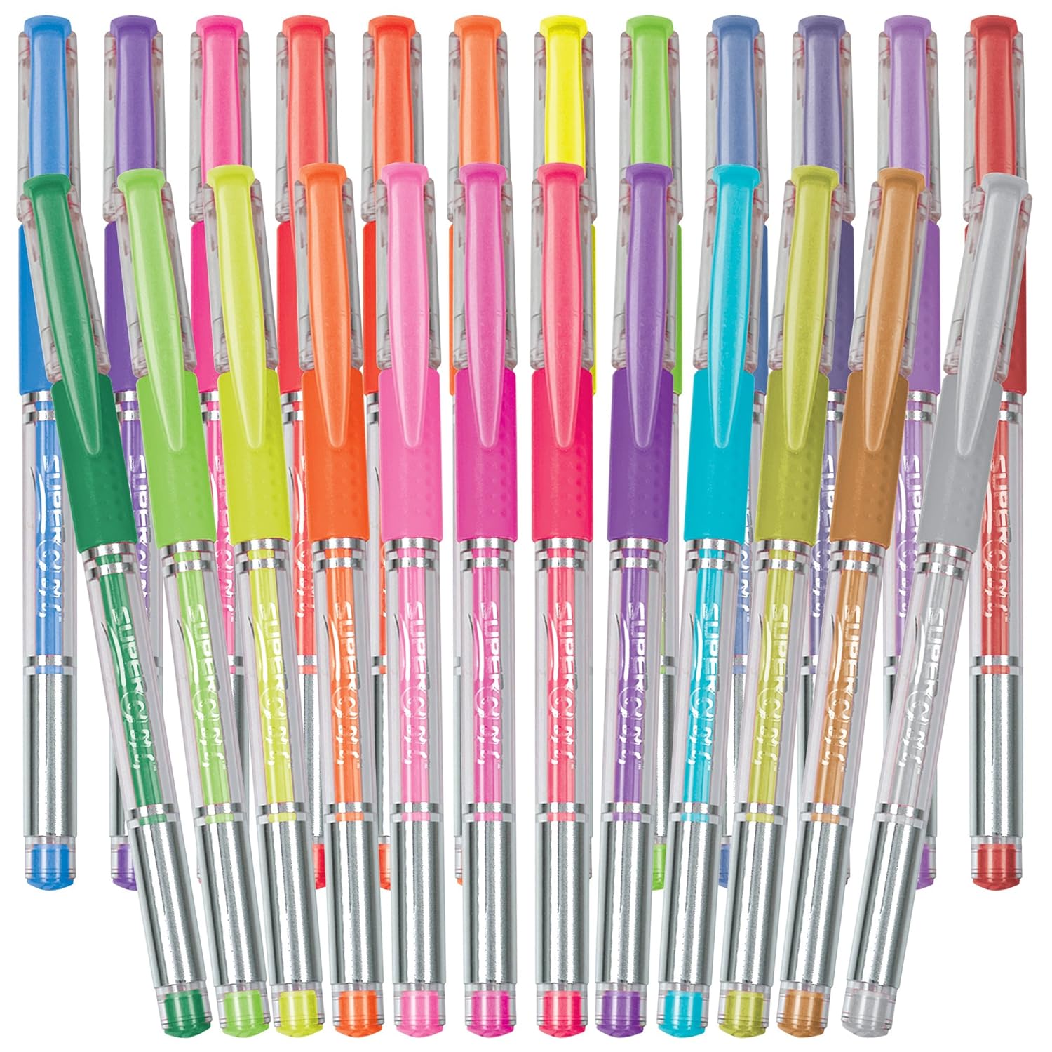 Write Dudes Scribble Stuff 24 Gel Pen Value Pack Assorted Colors 
