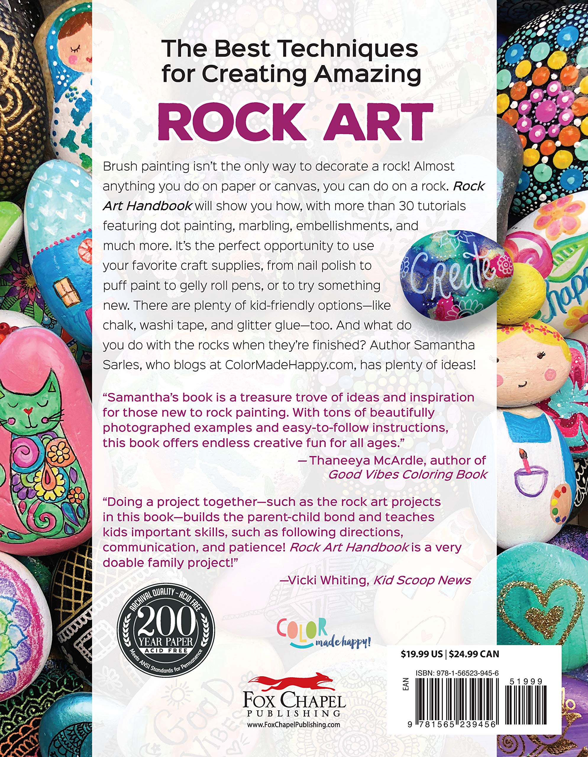 Stone Coloring Tutorial Mua Rock Art Handbook: Techniques and Projects for Painting, Coloring ...