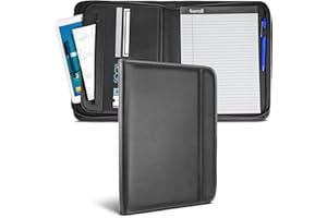 Samsill 70820 Professional Zipper Pad Holder with iPad Pocket