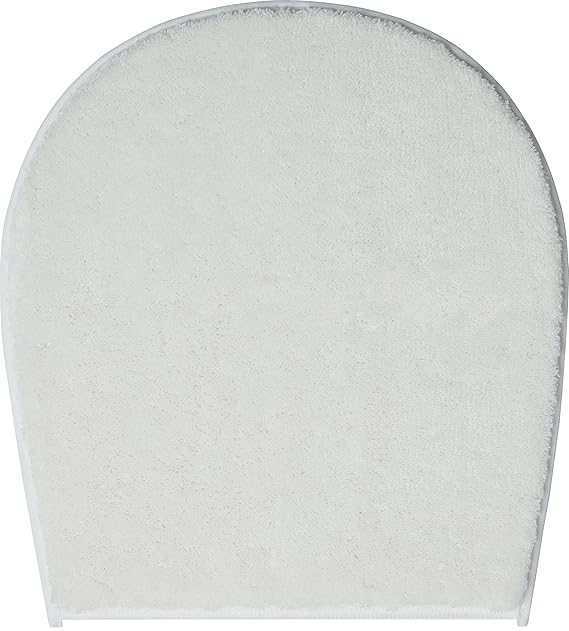 Linea Due Badteppich 100% Polyacryl, ultra soft, rutschfest, FANTASTIC, WC-Deckelbezug 47x50 cm, natur