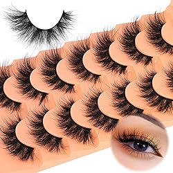 False Eyelashes Crossed Cluster Lashes Volume