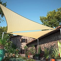 ShadeMart 24' x 24' x 24' Beige Sun Shade Sail