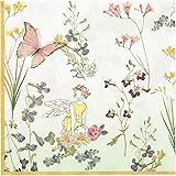 Talking Tables Truly Fairy Paper Napkins (13 inch) for a Birthday Party or Tea Party, Multicolor (20 Pack)
