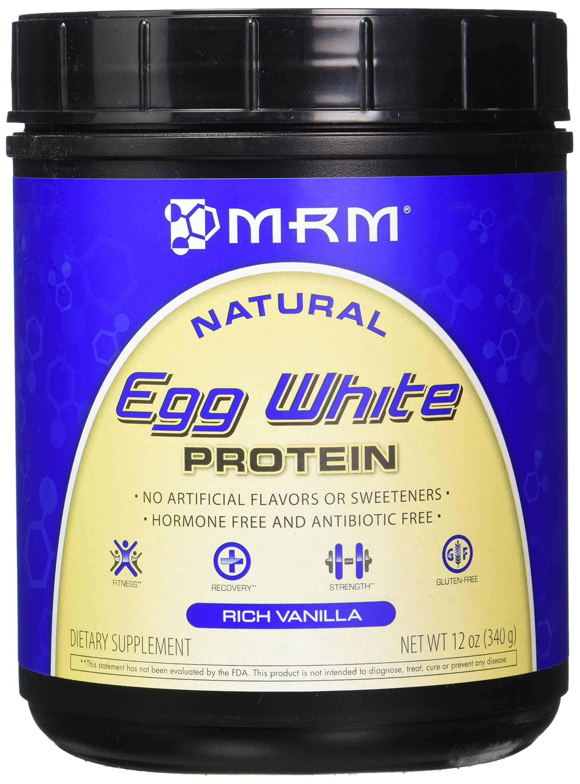 MRM All Natural Egg White Protein, Rich Vanilla, 12oz 609492720719 eBay
