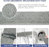 HOMTOYOU Spray Mop for Floor Cleaning with 4 Microfiber Pads view 5
