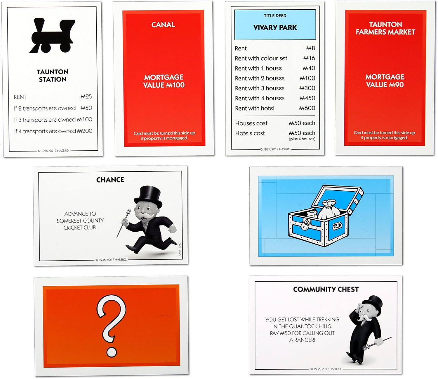 Winning Moves Taunton Monopoly Board Game, Buy and Sell Somerset County Cricket Club, The Museum of Somerset - Image 5
