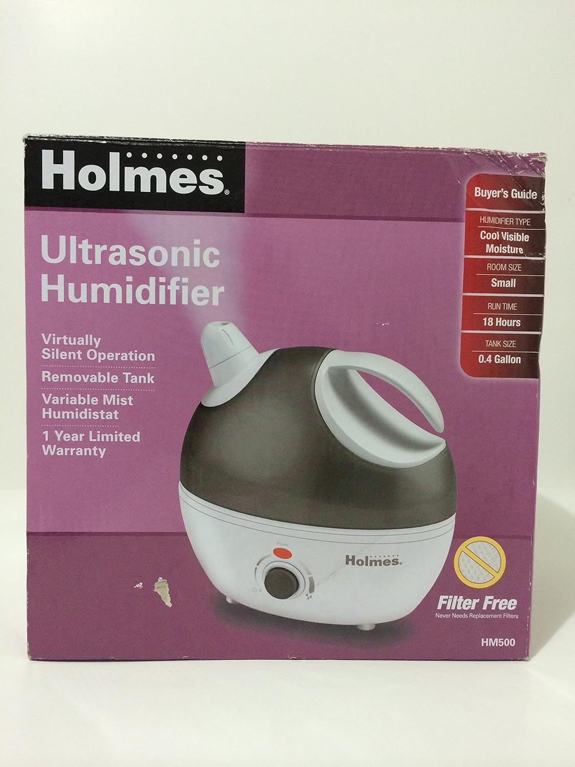 Holmes Ultrasonic Humidifier Home & Kitchen