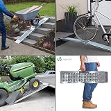VOUNOT Folding Loading Ramps 160cm Heavy Duty 400kg Capacity Pair view 4