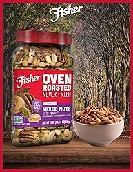 Fisher Oven Roasted Never Fried Mixed Nuts with
