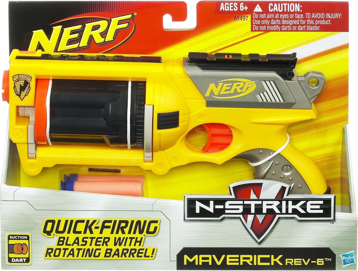 pistola nerf amarilla