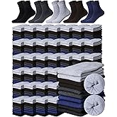 Tivi Tovo 200 Pairs Thermal Homeless Socks Bulk for Men Warm Thick Winter Unisex One Size Socks for Cold Weather Accessory, Homeless Care Package and Donation Supplies