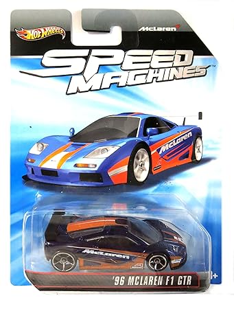Hot Wheels Speed Machines Mclaren F1 Gtr 1996 Purplemetallic 1 64