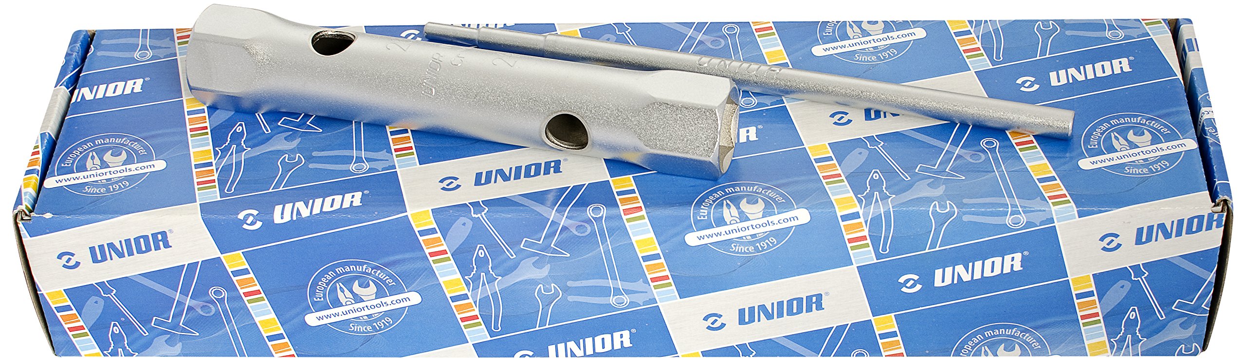 Unior 215/2CB Double Tube Socket Spanner Lightweight Set in Car