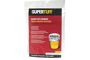 Trimaco SuperTuff Regular Mesh/Elastic Top Bag Strainers, 5 Gallon, 6 Pack