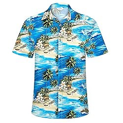 Hawaiian Shirt for Men, Beach Shirts for Mens