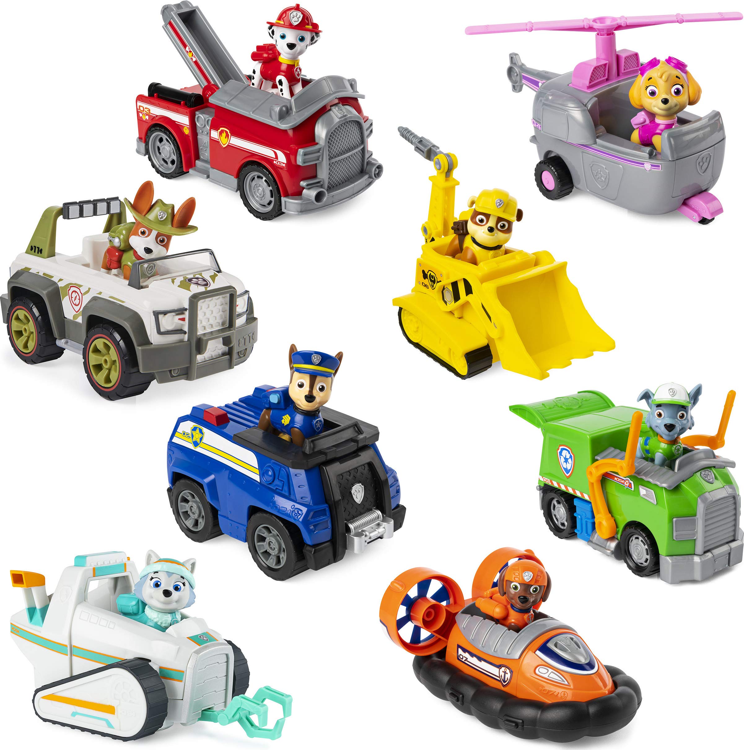 paw patrol vehicle with collectible figure