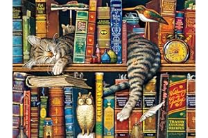 Buffalo Games - Charles Wysocki - Frederick the Literate - 750 Piece Jigsaw Puzzle Multicolor, 24"L X 18"W