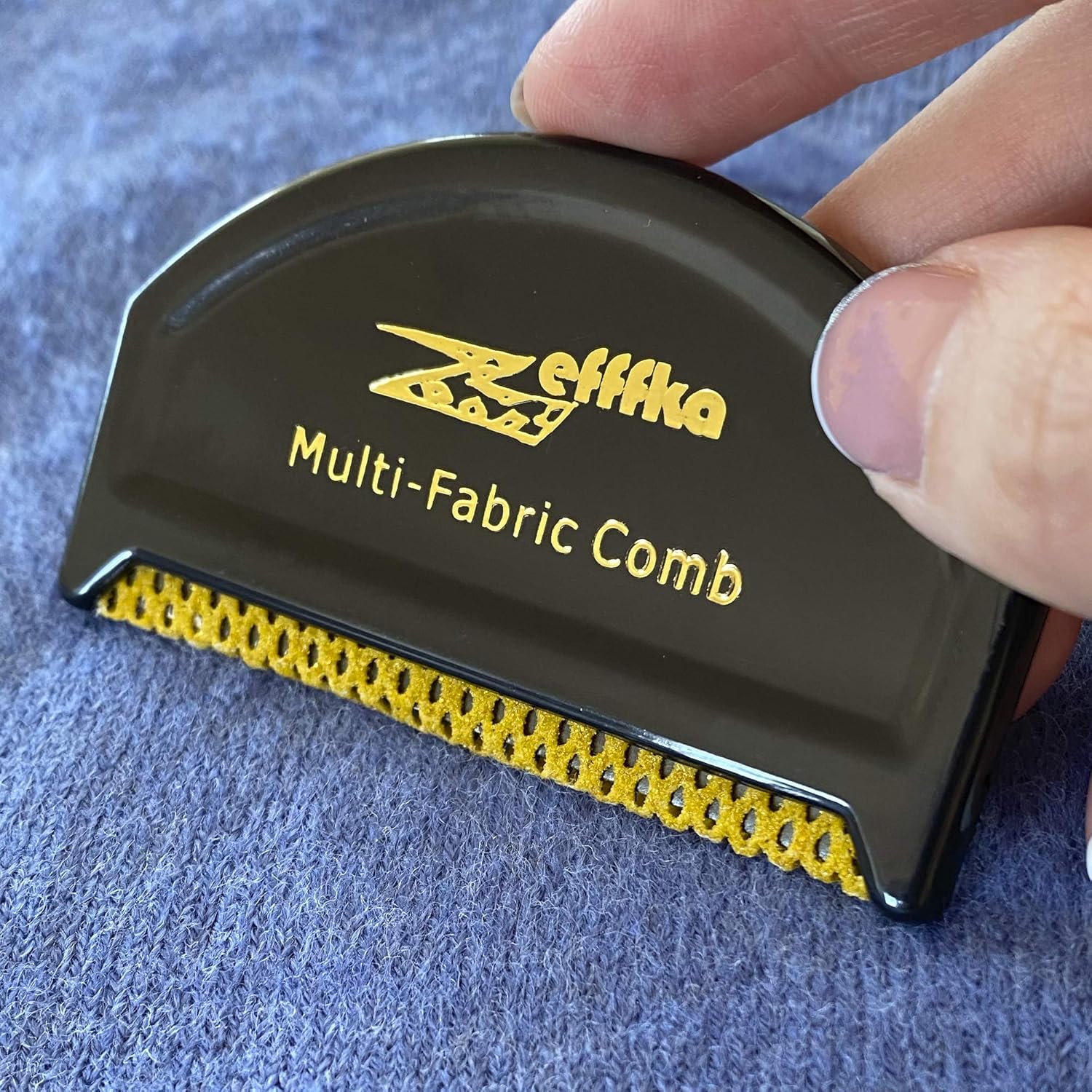 ZEFFFKA mere Fine Wool Clothes Sweater Multi-Fabric Garments De-Pilling De-Fuzzing Comb Lint Fuzz Balls Remover Pills Cleaner and Shaver - Image 4