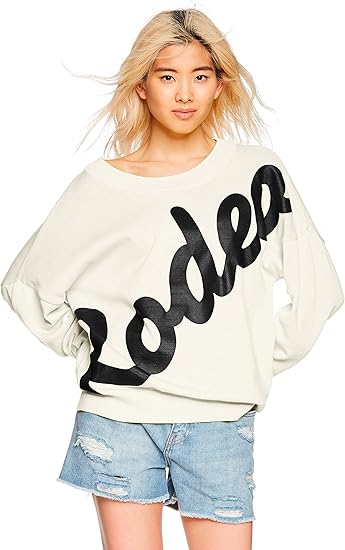 Amazon ロデオクラウンズ Rodeo Crowns ニット セーター スクリプト ロゴ ウォッシャブル ニット 050bsi70 0210 レディース ホワイト Free セーター 通販