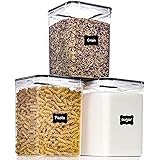 Large Food Storage Containers with Lids Airtight 5.2L /176Oz, for Flour, Sugar, Baking Supply and Dry Food Storage, PantrySta