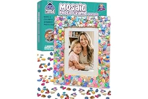 PURPLE LADYBUG DIY Mosaic Picture Frame Craft Kit - Birthday Girls Gifts 8-12 Years Old, Tween & Teen Girl Gifts Ideas - Uniq