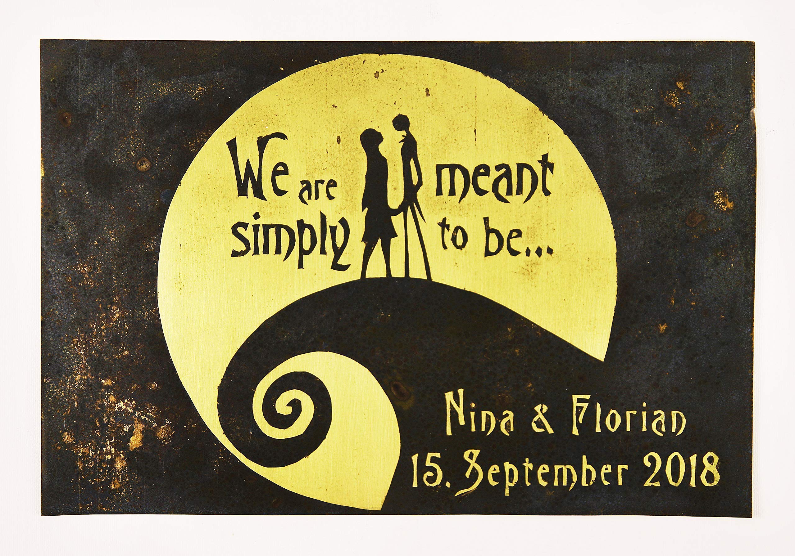 Nightmare Before Christmas Valentines Day Gifts / saat Nightmare Before Christmas Heart Vinyl