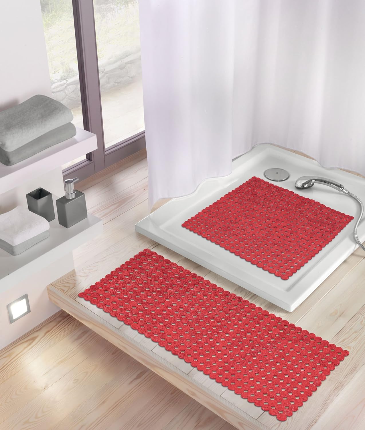 rot Kleine Wolke 4384480002 Duscheinlage Sign 55 x 55 cm