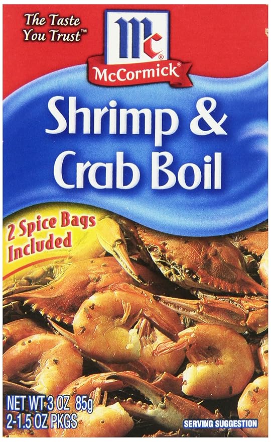 McCormick Shrimp & Crab Boil Spice, 21.5 bags, 3 Ounce (Pack of 12