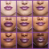 Oulac Metallic Shine Glitter Lipstick Purple High Impact Lipcolor 4.3 g Vegan view 4
